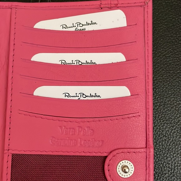 ❤️SOLD!❤️Brand New Renato Balestra Jeans Italian Leather Continental Wallet - Picture 6 of 8